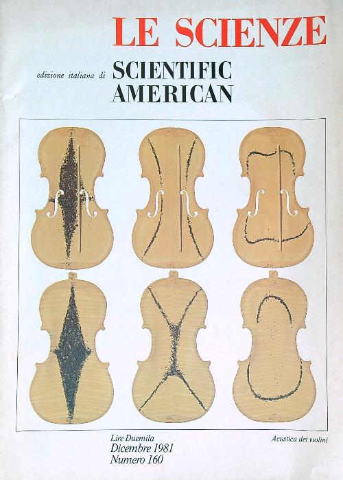 Le Scienze. Ed. It. Scientific American n. 160/1981