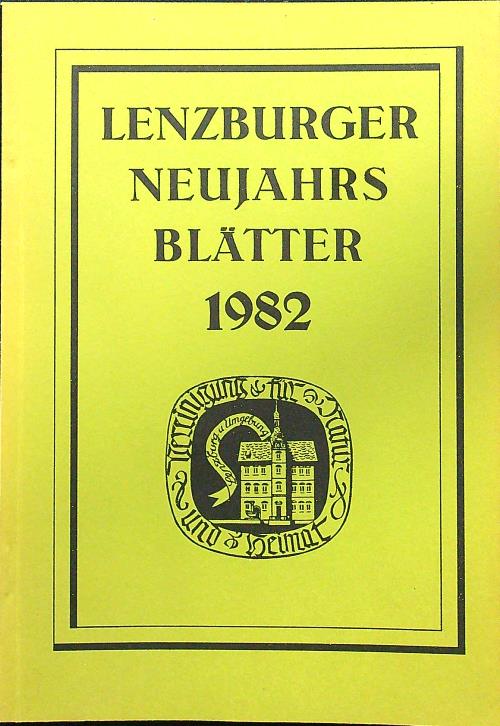 Lenzburger neujahrs blatter 1982
