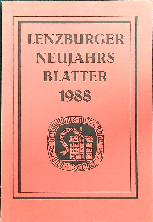 Lenzburger neujahrs blatter 1988