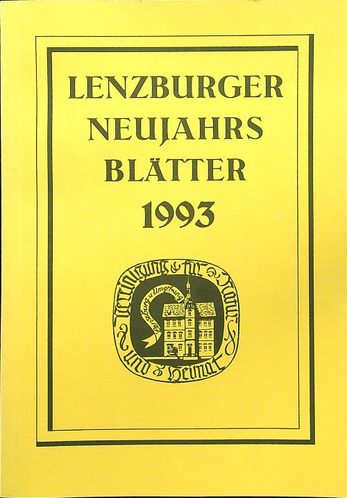 Lenzburger neujahrs blatter 1993