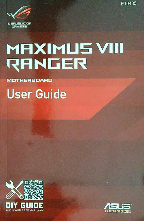 Maximus VIII Ranger Motherboard User Guide