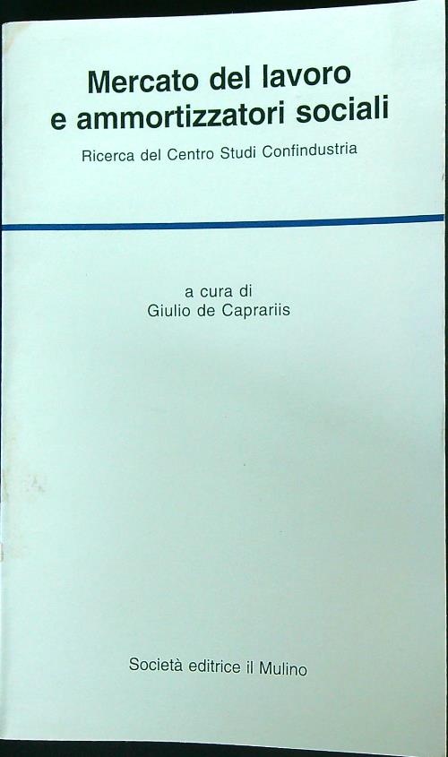 Mercato del lavoro e ammortizzatori sociali