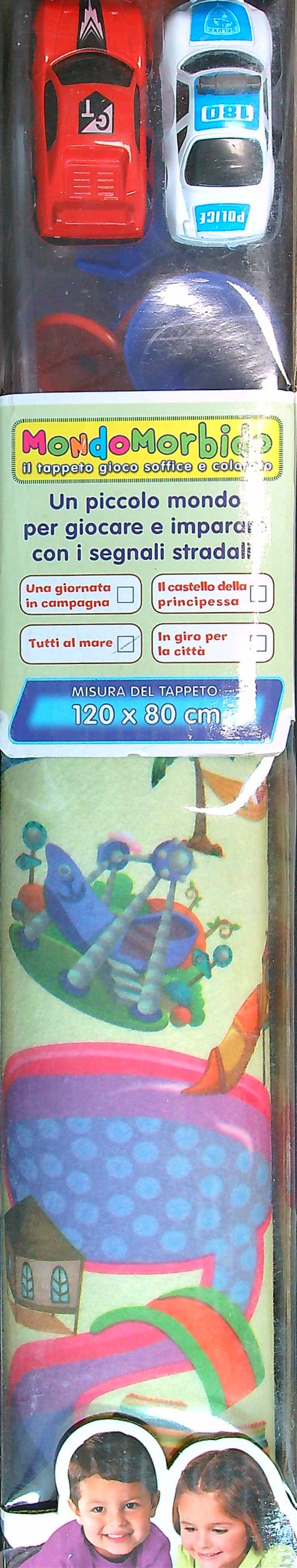 MondoMorbido. Il tappeto gioco soffice e colorato. Tutti al mare
