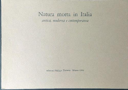 Natura morta in Italia