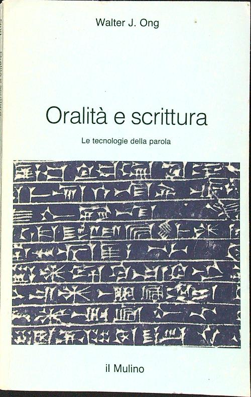 Oralita' e scrittura