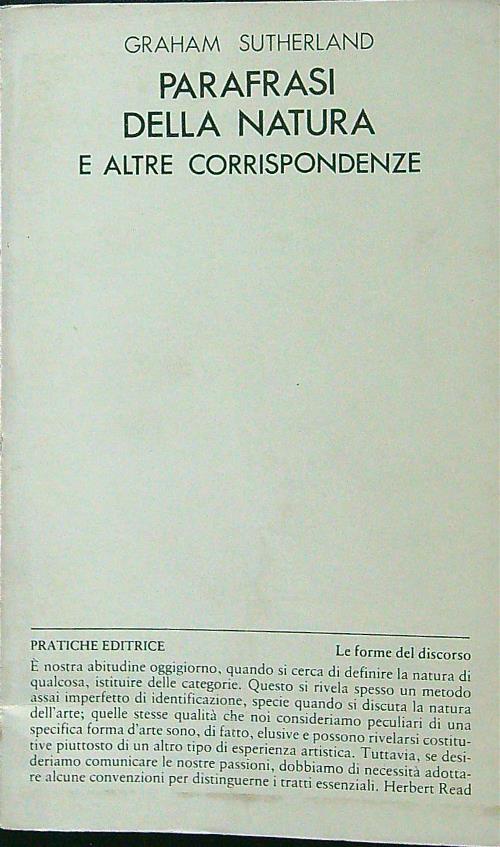 Parafrasi della natura