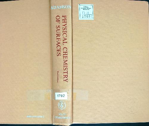 Physical Chemistry of Surfaces