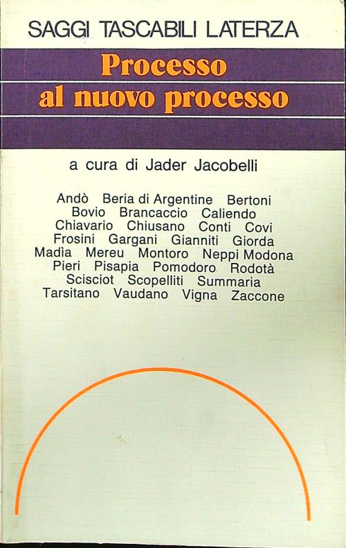 Processo al nuovo processo