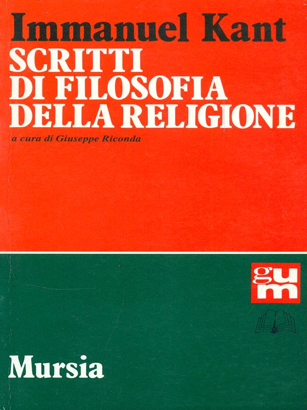 Scritti di filosofia della religione