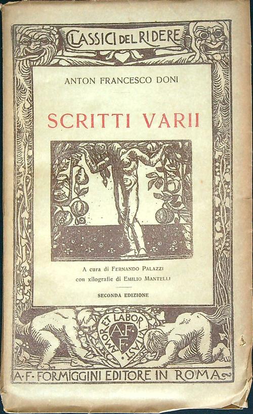 scritti vari