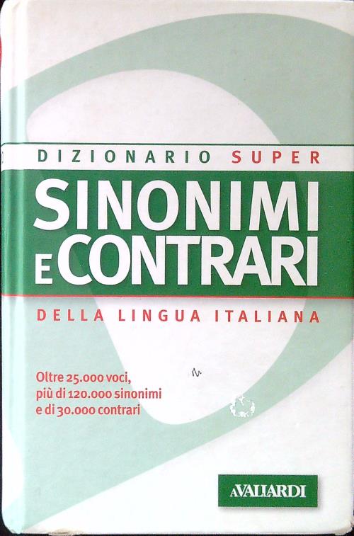 Sinonimi e contrari
