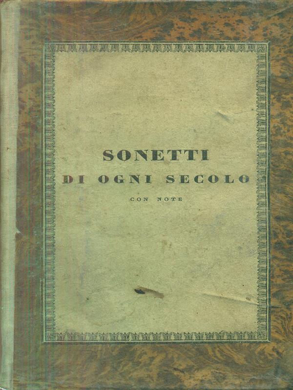 Sonetti di ogni secolo con note
