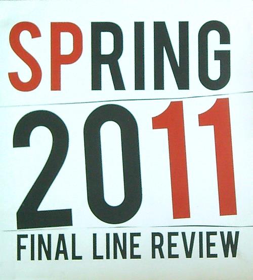 Spring 2011 final line review