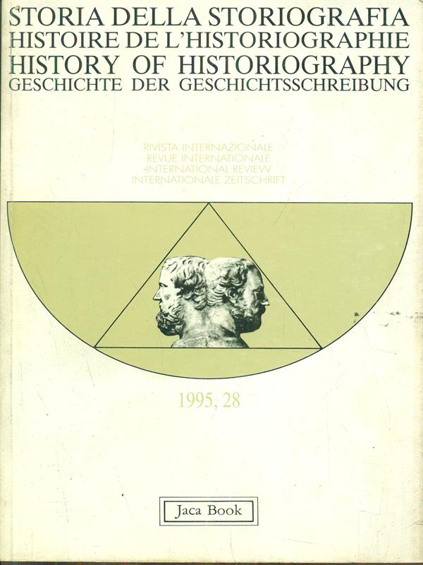 Storia della storiografia 1995,28