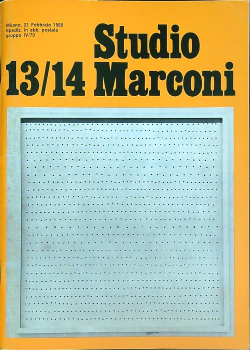Studio marconi 13/14 - 1980