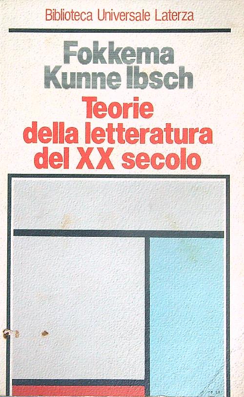 Teorie della letteratura del XX secolo