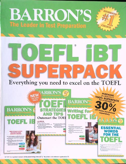 TOEFL IBT Superpack with CD: Everything you need to excel …