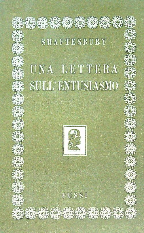 Una lettera sull'entusiasmo