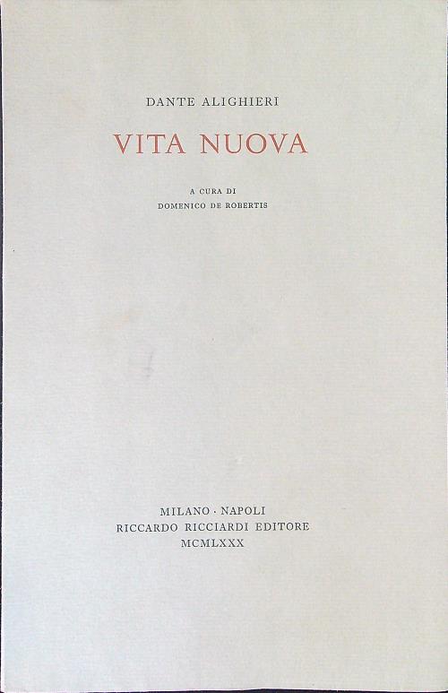 Vita nuova