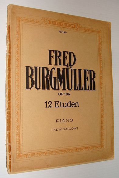 Fred Burgmuller Op. 105 - 12 Etuden - Piano - …