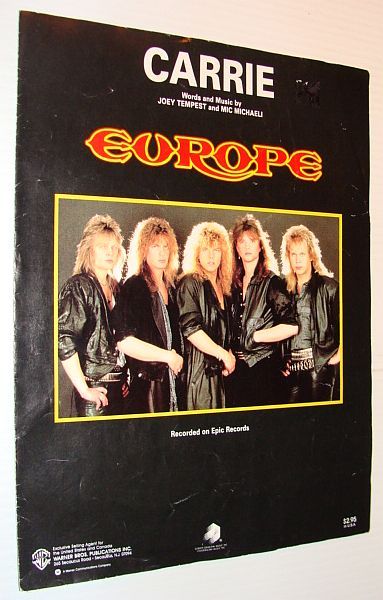 Carrie - Sheet Music of the Hit Song Performed By …