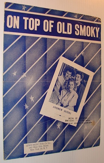 On Top of Old Smoky - Sheet Music