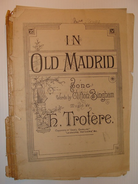 In Old Madrid: Sheet Music