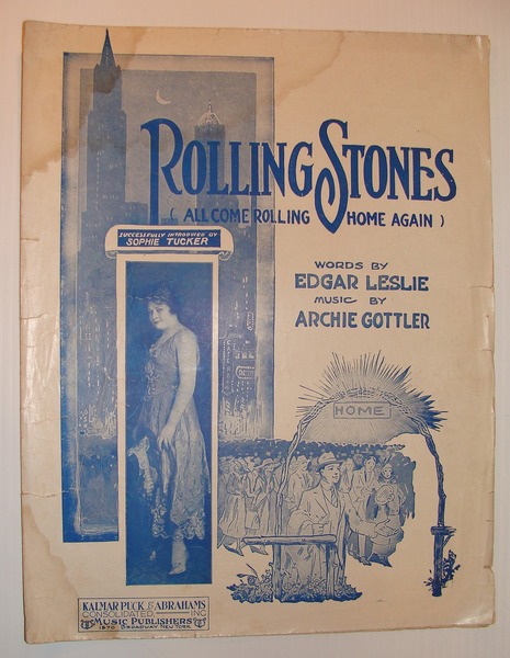 Rolling Stones (All Come Rolling Home Again) - Sheet Music …