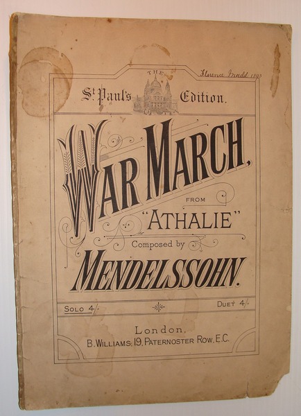 War March of the Priests (From Athalie): Sheet Music