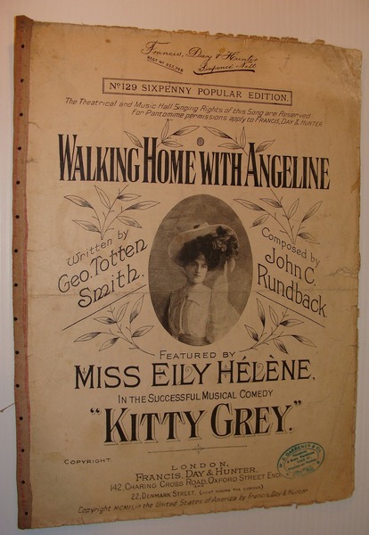 Walking Home With Angeline: Sheet Music for Voice and Piano …