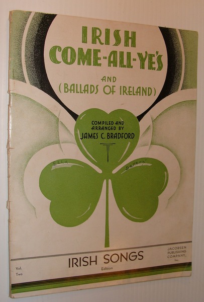 Irish Come-All-Ye's: A Collection of Popular Song Classics - Sheet …