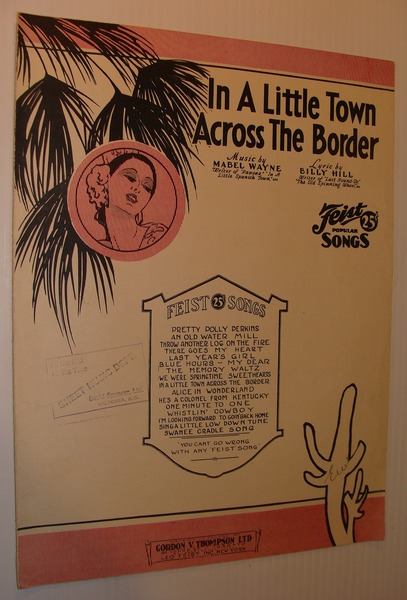In a Little Town Across the Border - Sheet Music …
