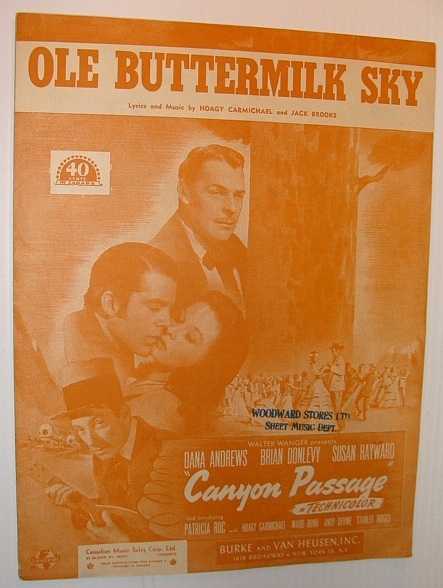 Ole Buttermilk Sky: Sheet Music for Voice and Piano