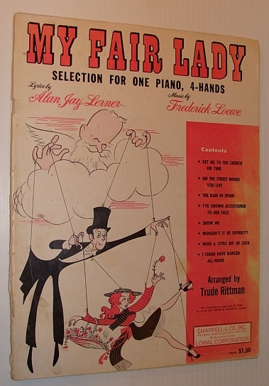 My Fair Lady - Selection for One Piano, 4 (Four) …