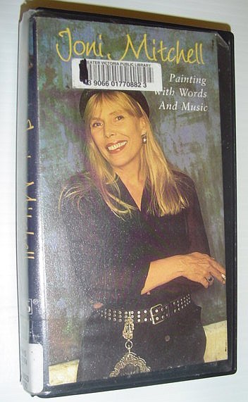 Joni Mitchell: Painting With Words and Music *99 Minute VHS …