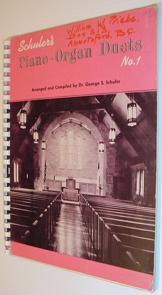 Schuler's Piano-Organ Duets No. 1