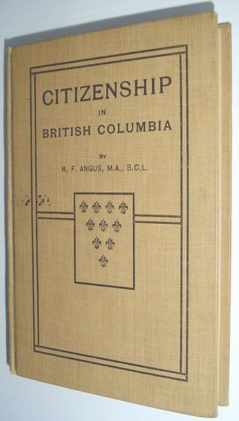 Citizenship in British Columbia - Authorized for Use in the …