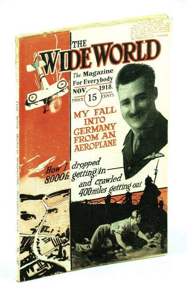 The Wide World Magazine, November (Nov.) 1918 *Cover Photo of …