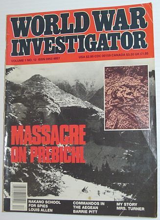 World War Investigator: Volume 1, No. 12, 1989