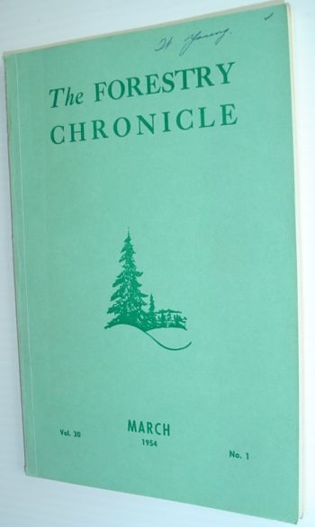 The Forestry Chronicle - March 1954