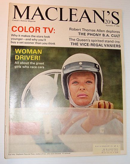 Maclean's Magazine, 17 September, 1966 *COLOUR TELEVISION*