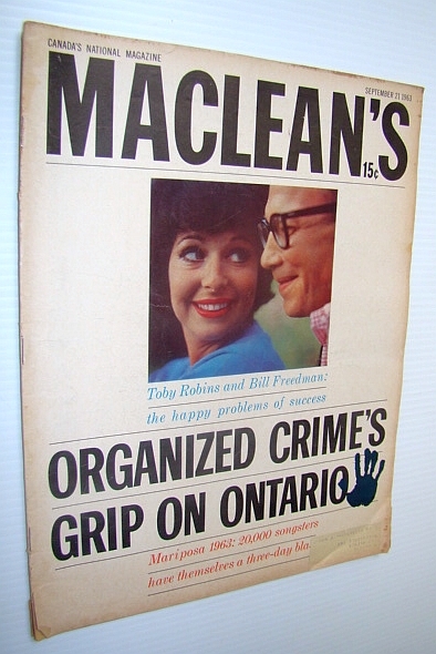 Maclean's Magazine, September 21, 1963 - Organized Crime's Grip on …