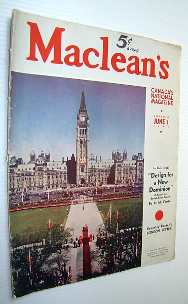 Maclean's - Canada's National Magazine, 1 June, 1940 - The …
