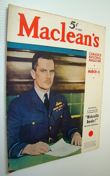 Maclean's - Canada's National Magazine, 15 March, 1940 - Cover …