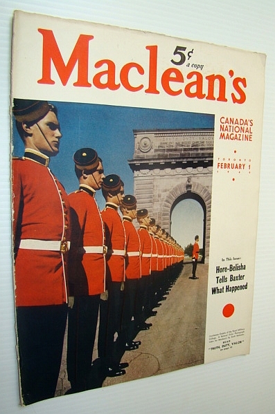 Maclean's - Canada's National Magazine, 1 Febrary, 1940 - Is …