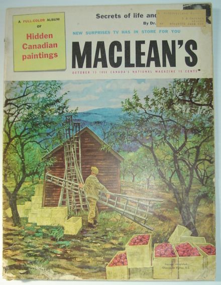 Maclean's Magazine, October 13, 1956: Annacis Island