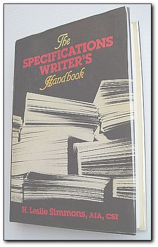 The Specification Writer's Handbook