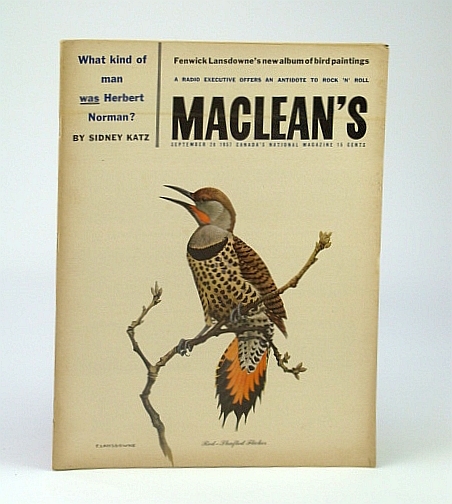 Maclean's - Canada's National Magazine, September (Sept.) 28, 1957 - …