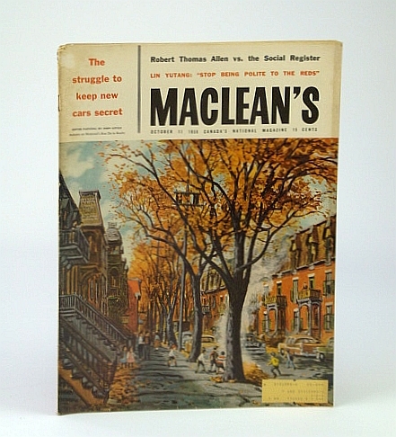 Maclean's - Canada's National Magazine, October (Oct.) 11, 1958 - …