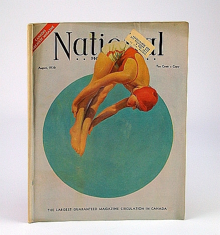 National Home Monthly Magazine, August (Aug.) 1936 - Lacrosse Comes …